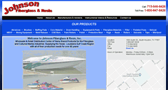 Desktop Screenshot of johnsonfiberglassinc.com